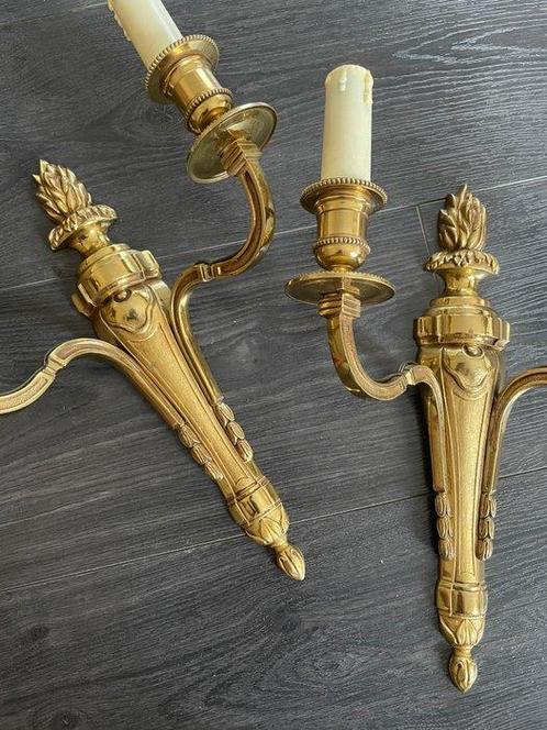 Wandkandelaar - Verguld brons, Antiek en Kunst, Antiek | Overige Antiek