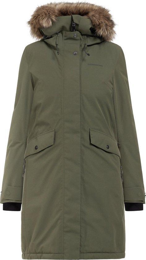 Didriksons ERIKA WNS PARKA 3 Dames Outdoorjas - Deep Green -, Kleding | Dames, Jassen | Winter, Nieuw, Verzenden