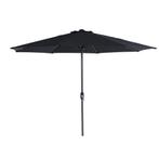 Garden Impressions Lotus parasol Ø300 cm - zwart, Tuin en Terras, Partytenten, Verzenden, Nieuw