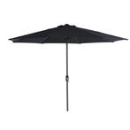 Garden Impressions Lotus parasol Ø300 cm - zwart, Tuin en Terras, Partytenten, Nieuw, Verzenden