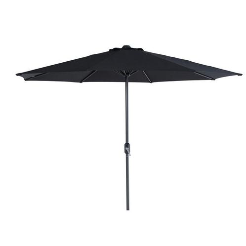 Garden Impressions Lotus parasol Ø300 cm - zwart, Tuin en Terras, Partytenten, Verzenden