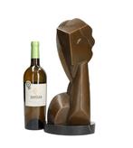 sculptuur, Modernist head - 37 cm - Brons, Marmer, Antiek en Kunst