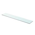 vidaXL Wandschap transparant 90x15 cm glas, Huis en Inrichting, Woonaccessoires | Wandplanken en Boekenplanken, Verzenden, Nieuw