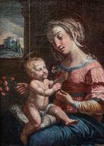 Scuola Italiana (XVI), Da Raffaello - Madonna dei Garofani, Antiek en Kunst, Kunst | Schilderijen | Klassiek