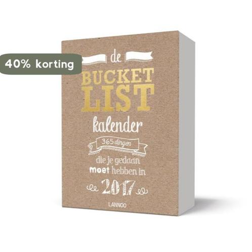 De Bucketlist kalender 2017 9789401436076 Elise de Rijck, Boeken, Hobby en Vrije tijd, Zo goed als nieuw, Verzenden