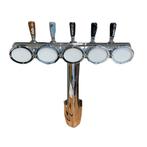 Tapzuil 5 kraans chrome, Verzenden