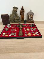 Collectie van 47 religieuze objecten (47) - Hout, Metaal,