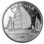 EC8 - Anguilla Regatta 1 oz 2023 (25.000 oplage), Postzegels en Munten, Munten | Amerika, Verzenden, Midden-Amerika, Losse munt