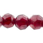 Granaat ketting/sautoir met gouden slot; Antiek/vintage |..., Sieraden, Tassen en Uiterlijk, Kettingen, Gebruikt, Overige kleuren