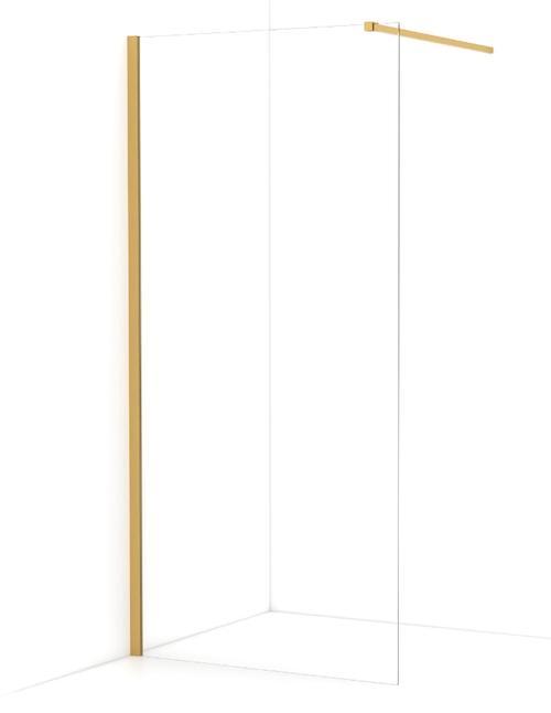 SALE - Oslo 90 x 200 - Glans goud - Inloopdouche -, Doe-het-zelf en Verbouw, Sanitair, Nieuw, Ophalen of Verzenden