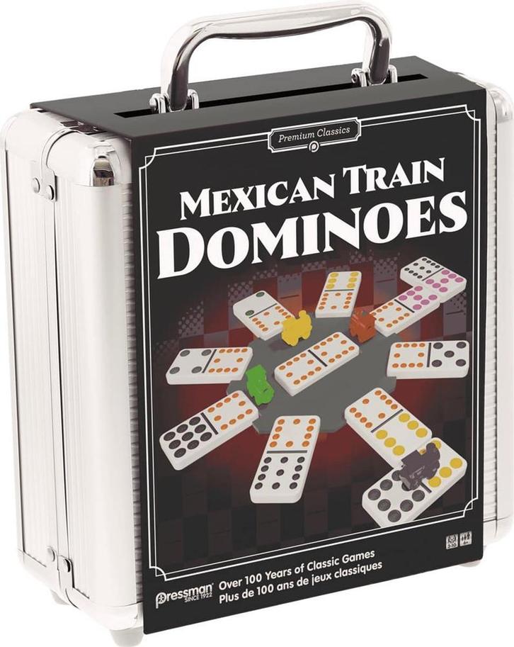 Mexican Train Dominos in Koffer | Goliath -, Hobby en Vrije tijd, Gezelschapsspellen | Bordspellen, Nieuw, Verzenden