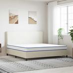 vidaXL Traagschuimmatras 200x200x17 cm wit, Huis en Inrichting, Slaapkamer | Matrassen en Bedbodems, Verzenden, Nieuw