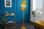 Design vloerlamp GINKGO 160cm goud metaal - 42690, Ophalen of Verzenden, Nieuw