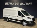 Ford Transit 2.0 TDCI 131pk L4H3 Jumbo Euro6 Airco | Camera, Stof, Gebruikt, Wit, Dealer onderhouden