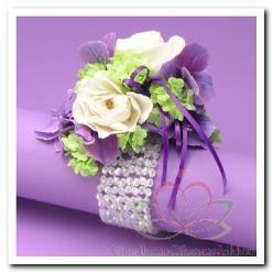 Corsage polscorsage-armband classic clear polscorsage, Huis en Inrichting, Woonaccessoires | Kunstplanten en Kunstbloemen, Nieuw