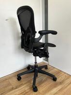 Herman Miller Aeron In Maat C - Ideaal Voor Langere Mensen!, Huis en Inrichting, Bureaustoelen, Verzenden, Zwart, Zo goed als nieuw