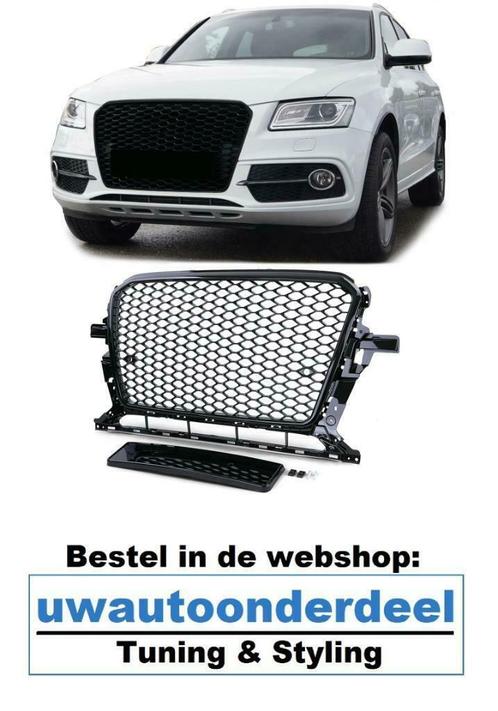 Audi Q5 8R RSQ5 Look Sport Grill Honingraat Zwart Glans, Auto-onderdelen, Overige Auto-onderdelen, Nieuw, Audi, Verzenden