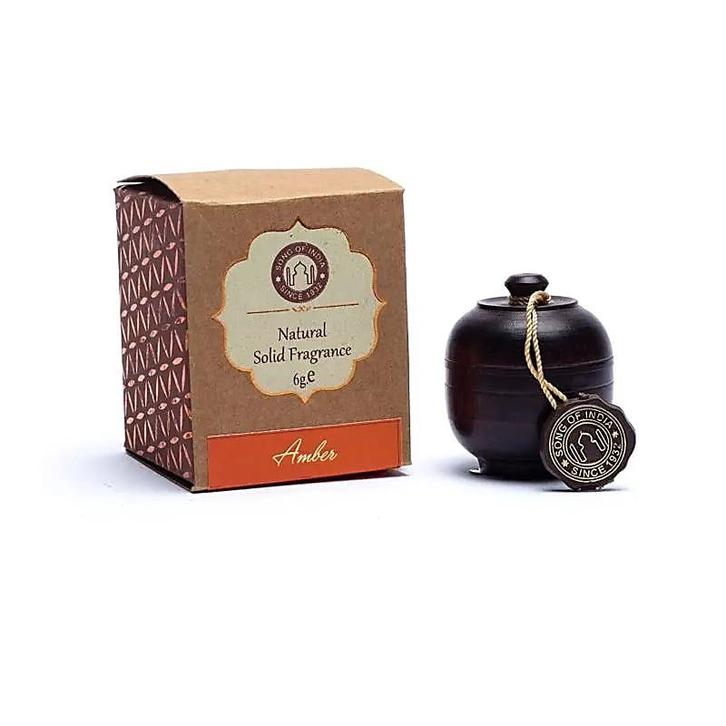 Geurcrème Amber in Rozenhouten Potje - 6 g, Sieraden, Tassen en Uiterlijk, Uiterlijk | Gezichtsverzorging, Ophalen of Verzenden