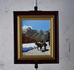 Aldo Conte (1948-1982) - La camosciara - Villetta Barrea -, Antiek en Kunst, Kunst | Schilderijen | Klassiek
