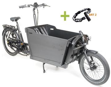 Elektrische bakfiets 2Wheel QIVELO Midden-motor NU 3499,- beschikbaar voor biedingen