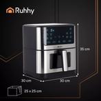 Ruhhy Airfryer XXL 8L – Olievrije Friteuse met 10 Program., Ophalen of Verzenden, Nieuw