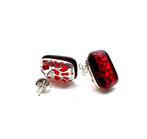 Natuurlijke Baltische amber kers oorbellen met stekertjes in, Nieuw