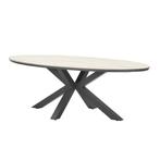 Garden Impressions Tulli tuintafel 220x115 cm - licht bruin, Tuin en Terras, Tuinsets en Loungesets, Verzenden, Nieuw