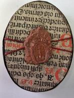 Reliekhouder - Glas, Hout, Metaal, Papier, Textiel -