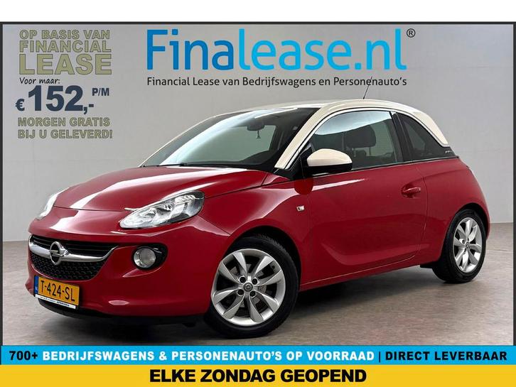 Opel ADAM 1.4 Bi-Fuel Unlimited Airco Cruise Carplay, Auto's, Opel, Lease, Handgeschakeld, Overige carrosserieën, Benzine, Rood