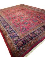 Xxl groot Perzisch tapijt mashad 420x310 wollen vloerkleed, Groot Perzisch tapijt  wollen vloerkleed handgeknoopt iran 4x3, 200 cm of meer