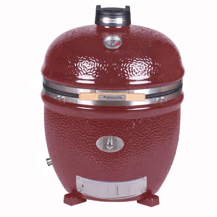 Monolith LeChef rood, Tuin en Terras, Houtskoolbarbecues, Verzenden