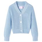 vidaXL Kindervest gebreid 116 blauw, Verzenden, Nieuw