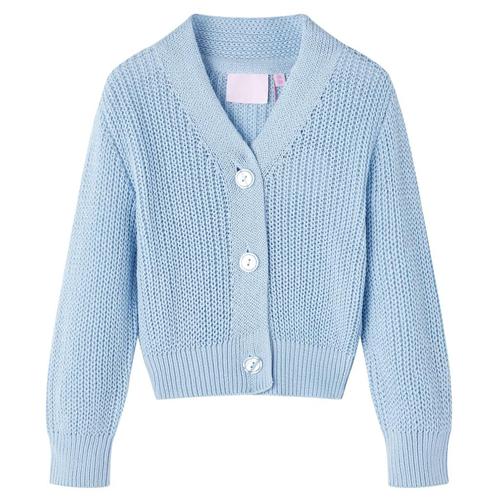 vidaXL Kindervest gebreid 116 blauw, Kinderen en Baby's, Kinderkleding | Overige, Nieuw, Verzenden