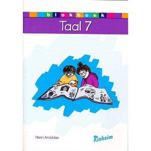 Kinheim Blokboek Taal 7 (per pak 5 stuks), Boeken, Schoolboeken, Nieuw, Verzenden
