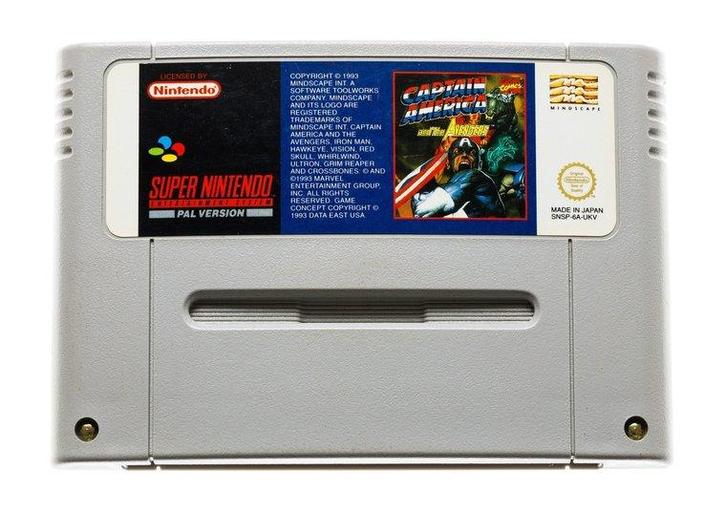 Captain America and the Avengers [Super Nintendo], Spelcomputers en Games, Games | Nintendo Super NES, Zo goed als nieuw, Ophalen of Verzenden
