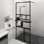vidaXL Inloopdouchewand met schap 90x195 cm ESG-glas, Verzenden, Nieuw