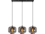 Lucide MEDINE - Hanglamp - 3xE27 - Fumé, Verzenden, Zo goed als nieuw