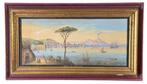 Italiaanse school (XX) - Napoli da Posillipo - NO RESERVE, Antiek en Kunst