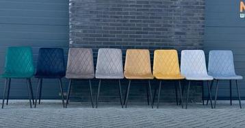 Lina® Elisia - Velvet Eetkamerstoelen - Set van 4 - OP=OP beschikbaar voor biedingen