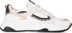 PS Poelman IVA - maat 37 - Dames Sneakers - Wit met goud, Kleding | Dames, Verzenden, Nieuw