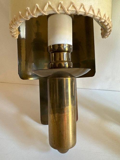 Wandkandelaar (2) - exclusieve wandlampen, messing - jaren, Antiek en Kunst, Curiosa en Brocante