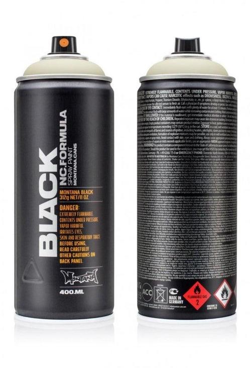 Montana Black BLK6905 Face 400 ml, Doe-het-zelf en Verbouw, Verf, Beits en Lak, Nieuw, Ophalen of Verzenden