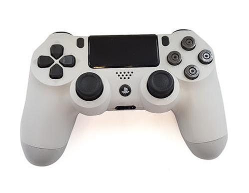 Sony PS4 Controller Dualshock 4 - Wit Met Metalen Bullet, Spelcomputers en Games, Spelcomputers | Sony PlayStation Consoles | Accessoires