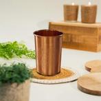 Puur koperen beker flower of life matt - 300 ml - (zware, Ophalen of Verzenden, Nieuw