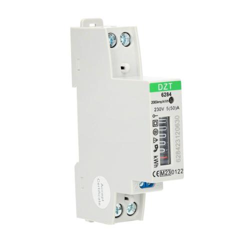 EMAT kWh-meter 32A 1-fase analoog (85008000), Doe-het-zelf en Verbouw, Elektra en Kabels, Verzenden