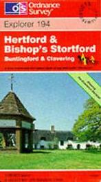 Explorer: Hertford & Bishops Stortford: Buntingford &, Gelezen, Ordnance Survey, Verzenden