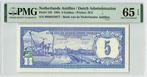 Netherlands Antillesp 15b 5 Gulden 1984 Pmg 65 E Netherla..., Postzegels en Munten, Bankbiljetten | Europa | Niet-Eurobiljetten