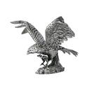 Miniatuur figuur - Massief zilveren roofvogel - .925 zilver