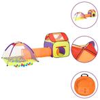 vidaXL Kinderspeeltent 338x123x111 cm meerkleurig, Kinderen en Baby's, Verzenden, Nieuw