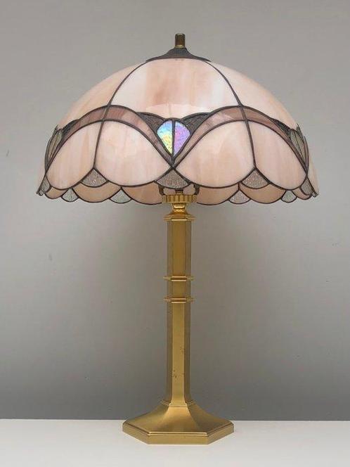 Tafellamp - Glas-in-lood, Antiek en Kunst, Curiosa en Brocante